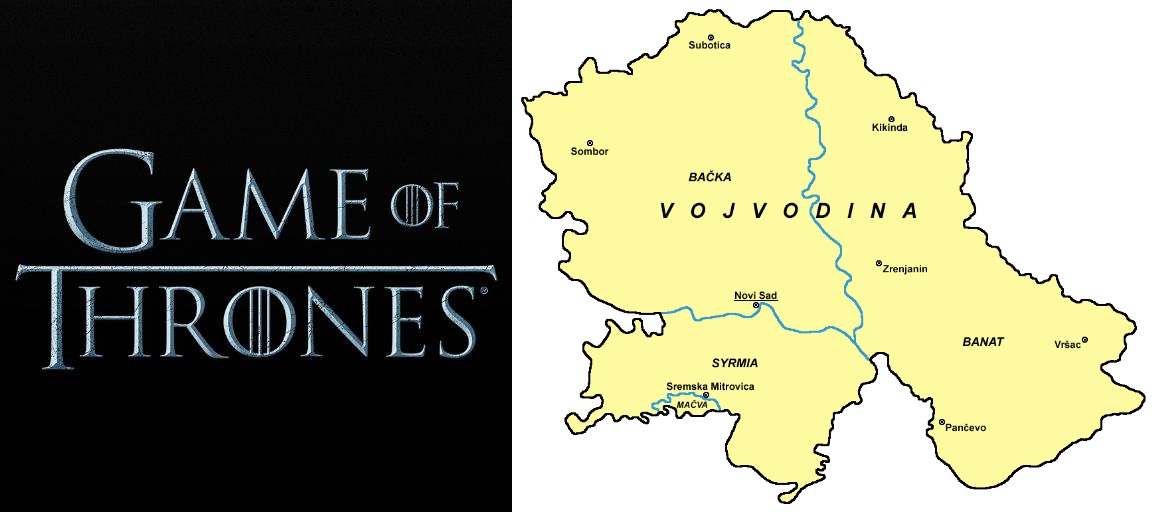 Game of Thrones sela Vojvodine